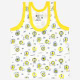 Baby Boys 100% Cotton Vest Round Neck Sleeveless Pack of 5 - Bodycare