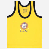 Baby Boys 100% Cotton Vest Round Neck Sleeveless Pack of 5 - Bodycare