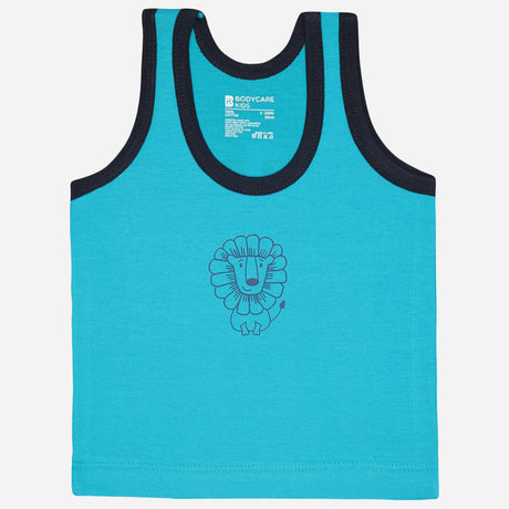 Baby Boys 100% Cotton Vest Round Neck Sleeveless Pack of 5