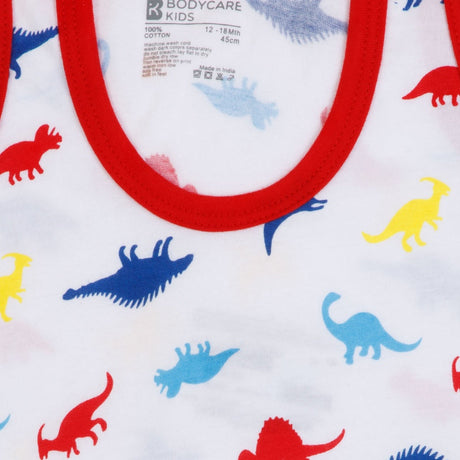 Baby Boys Cotton Vest Round Neck Sleeveless Pack of 3