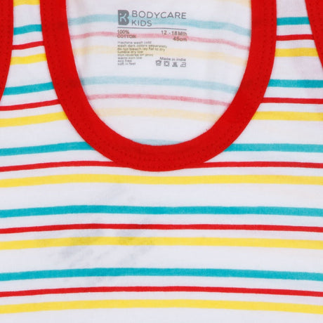 Baby Boys Cotton Vest Round Neck Sleeveless Pack of 3