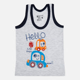 Unisex 100% Cotton Set Round Neck Sleeveless - Bodycare