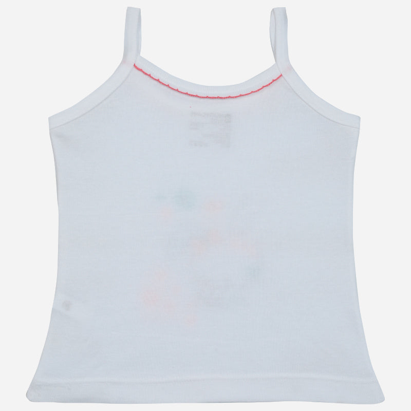 Bodycare Girls Vest Dori Neck Sleeveless Solid Pack Of 3