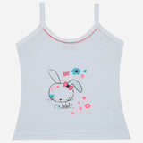 Bodycare Girls Vest Dori Neck Sleeveless Solid Pack Of 3