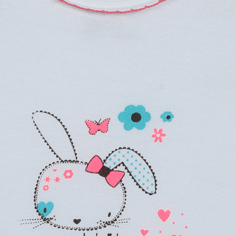 Baby Girls Cotton Rib Vest Dori Neck Sleeveless Pack of 6