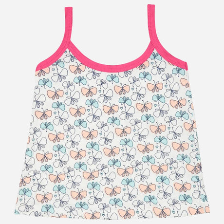 Bodycare Girls Cotton Round Neck Sleeveless Vest Pack Of 3