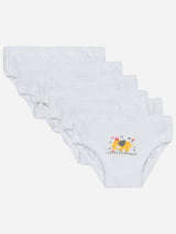 Bodycare Girls Cotton Panty Solid Pack Of 6