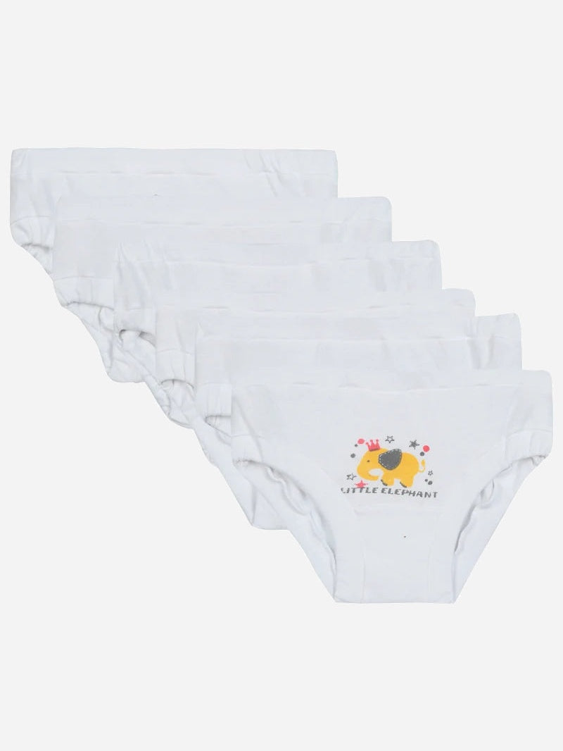 Bodycare Girls Cotton Panty Solid Pack Of 6