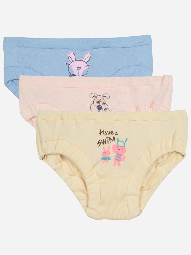 Baby Girls Panty Inner Elastic Pack of 3 - Bodycare