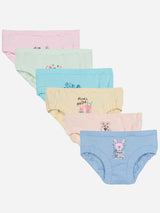 Baby Girls Panty Inner Elastic Pack of 6 - Bodycare