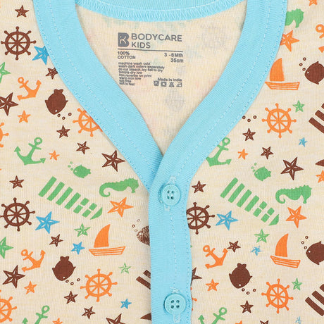 Bodycare Unisex Vest Front Open Full Sleeves Pack Of 3