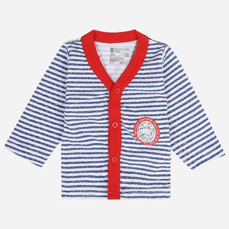 Bodycare Unisex Vest Front Open Full Sleeves Pack Of 3