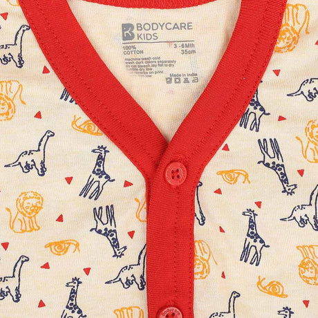 Bodycare Unisex Vest Front Open Full Sleeves Pack Of 3