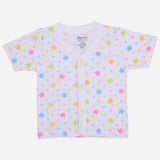 Bodycare Unisex Vest Front Open Half Sleeves Pack Of 3