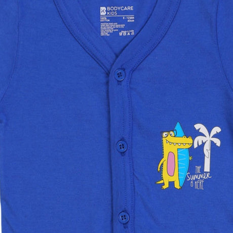 Bodycare Unisex Vest Front Open Half Sleeves Pack Of 3