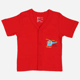 Bodycare Unisex Vest Front Open Half Sleeves Pack Of 3