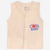 Bodycare Unisex Vest Front Open Half Sleeves Solid Pack Of 6