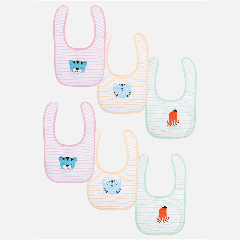 Bodycare Baby Bibs Assorted Pack Of 6