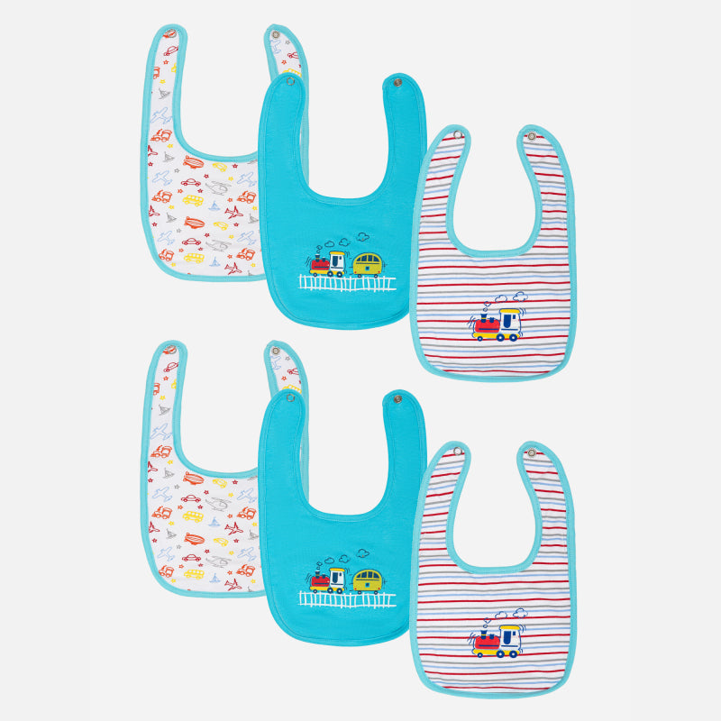 Unisex Baby Bibs Pack of 6 - Bodycare