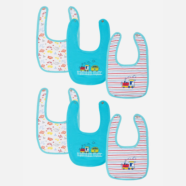 Unisex Baby Bibs Pack of 6 - Bodycare