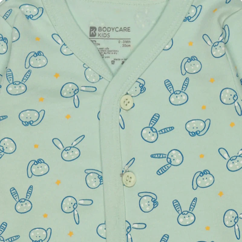 Bodycare Unisex Front open Printed Top Pack Of 3