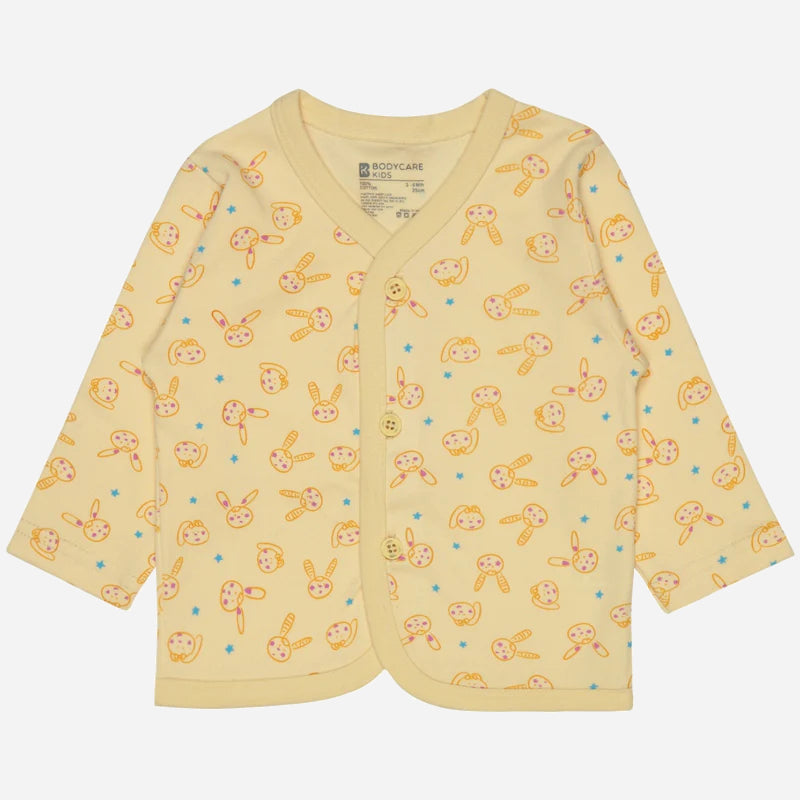 Bodycare Unisex Front open Printed Top Pack Of 3