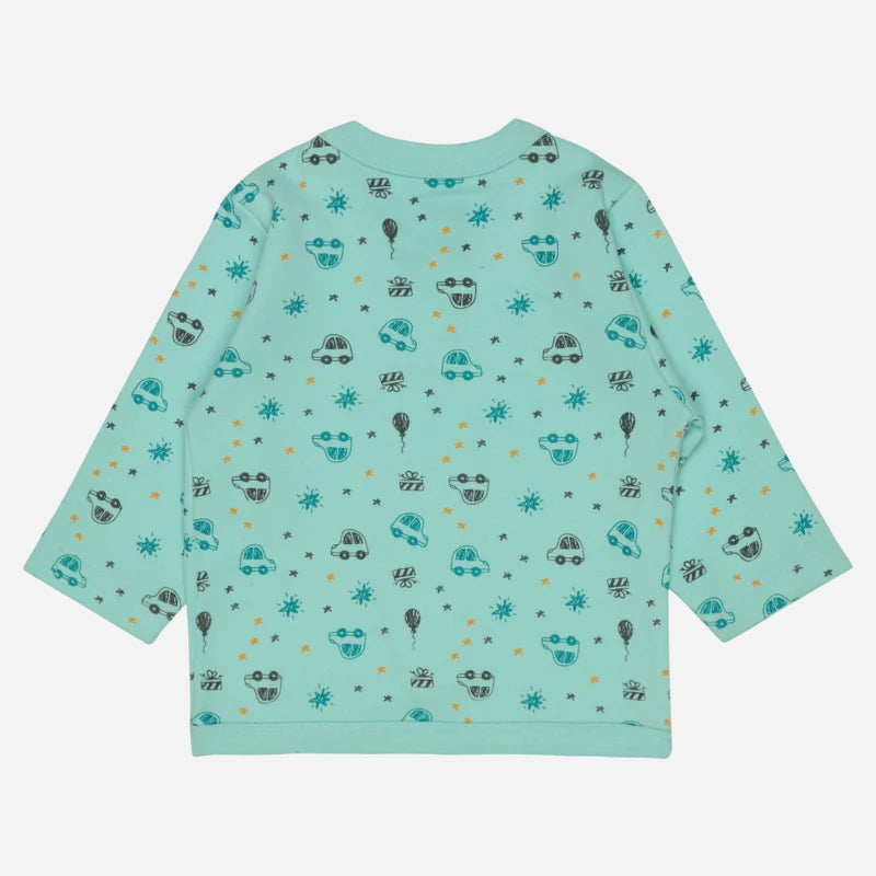 Unisex Baby Printed Front Open Top for Easy Dressing, Comfortable Daily Wear and Regular Wardrobe Use - Pack of 3