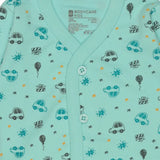 Bodycare Unisex Front open Printed Top Pack Of 3