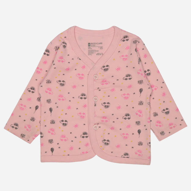 Unisex Baby Printed Front Open Top for Easy Dressing, Comfortable Daily Wear and Regular Wardrobe Use - Pack of 3