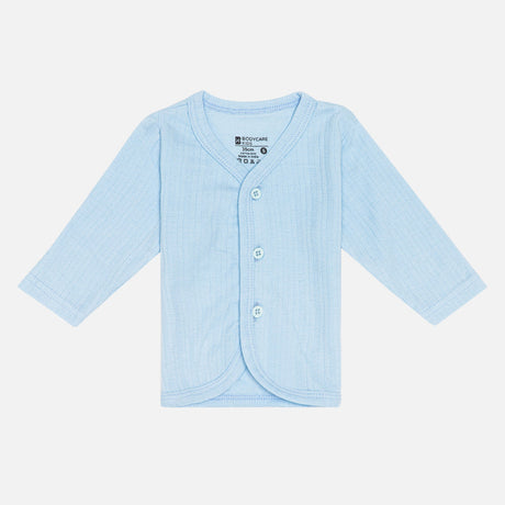Unisex Baby Vest Front Open Full Sleeves Pack of 3 - Bodycare