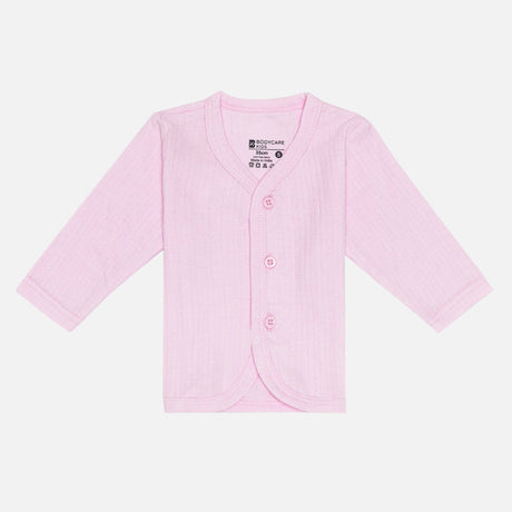 Unisex Baby Vest Front Open Full Sleeves Pack of 3 - Bodycare