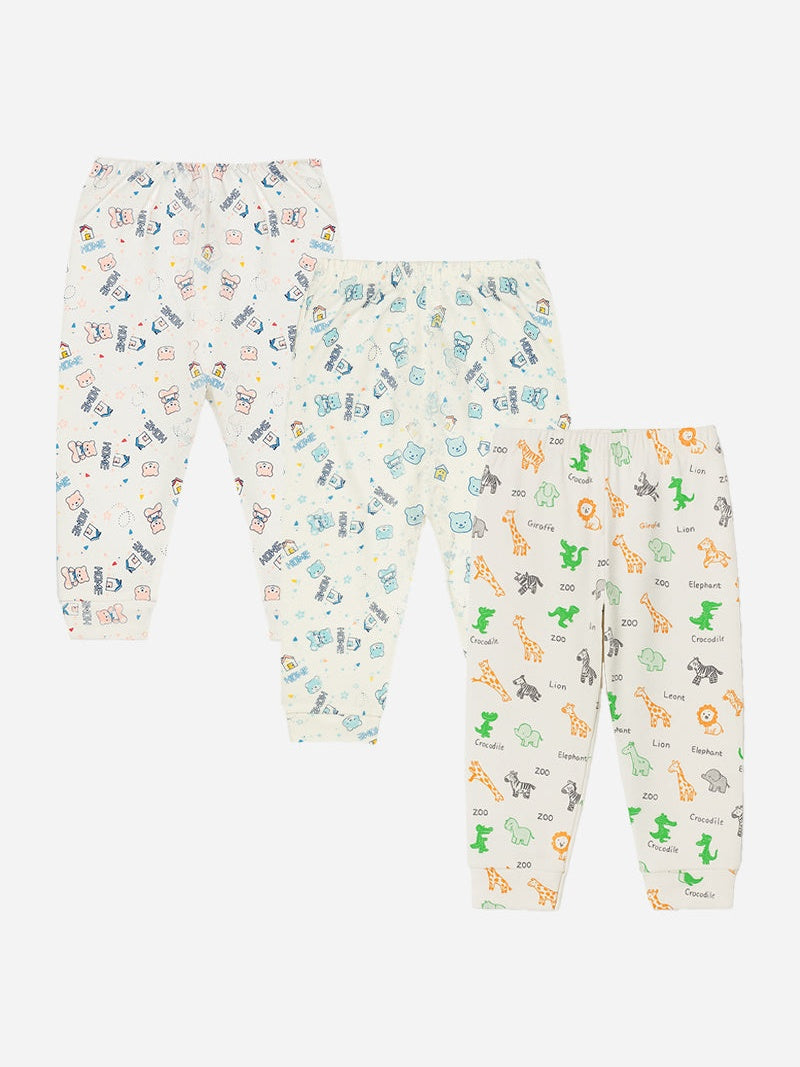 Bodycare Unisex Printed Pajami Pack Of 3