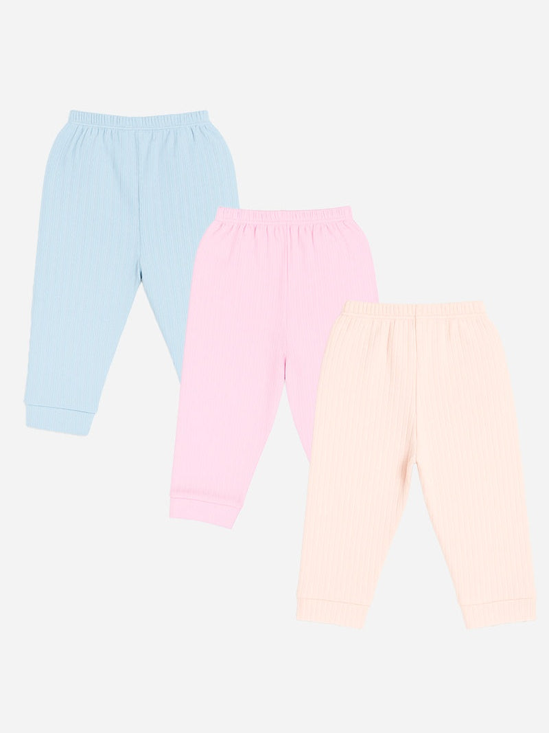 Unisex Baby Pyjama with Inner Elastic for Everyday Comfort, Easy Dressing and Regular Babywear Use - Pack of 3