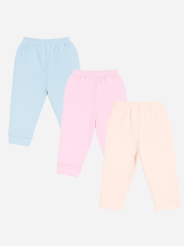 Unisex Baby Pyjama with Inner Elastic for Everyday Comfort, Easy Dressing and Regular Babywear Use - Pack of 3