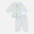Unisex Baby Night Suit Front Open Full Sleeves - Bodycare