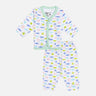 Unisex Baby Night Suit Front Open Full Sleeves - Bodycare