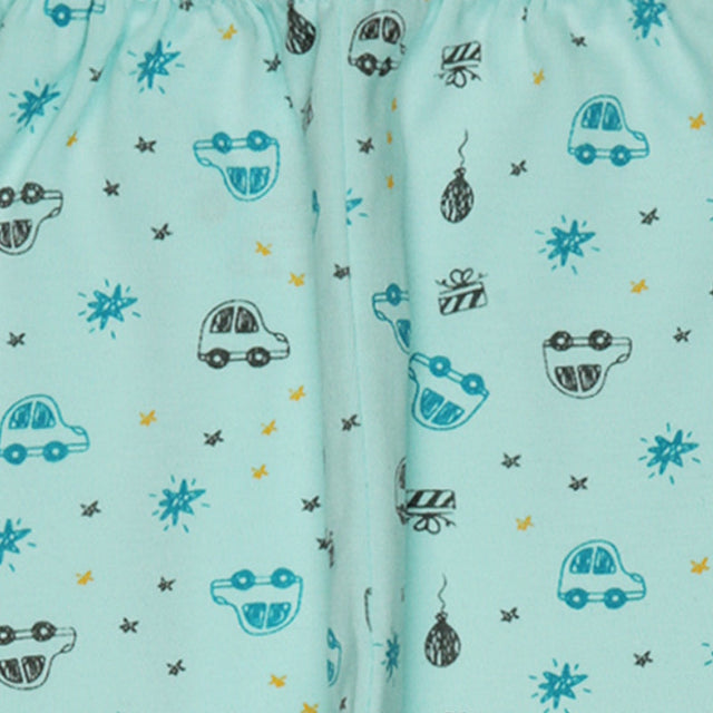 Unisex Baby Night Suit Front Open Full Sleeves - Bodycare