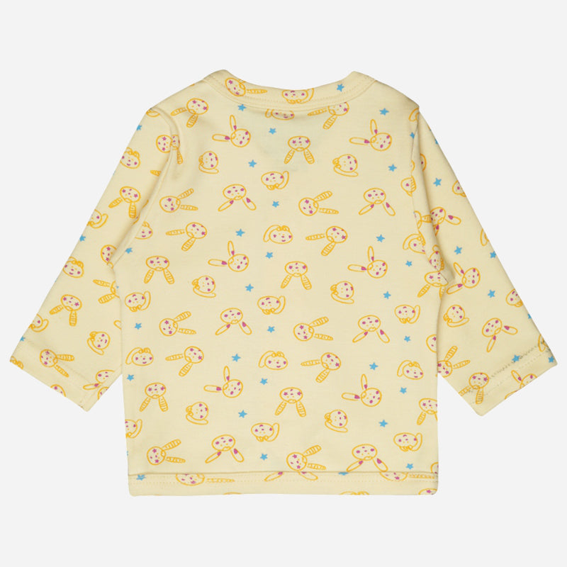 Unisex Baby Night Suit Front Open Full Sleeves - Bodycare