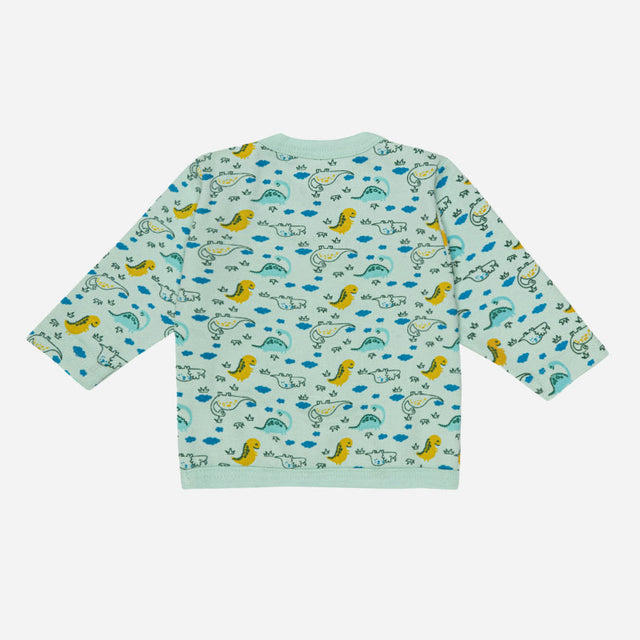 Unisex Baby Night Suit Front Open Full Sleeves - Bodycare