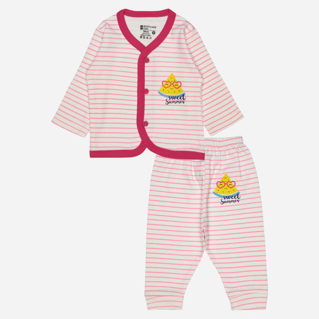 Unisex Baby Top & Pyjama Set Full Sleeves - Bodycare