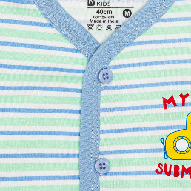 Unisex Baby Front Open Full Sleeves - Bodycare
