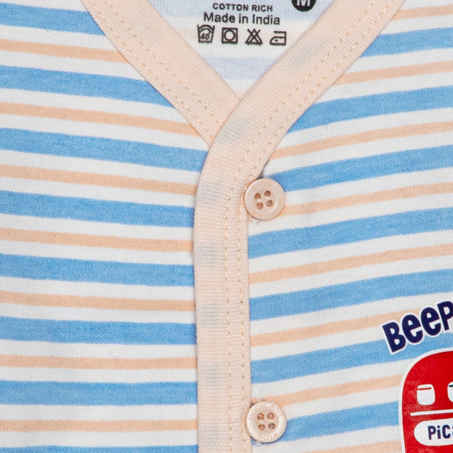 Unisex Baby Front Open Full Sleeves - Bodycare