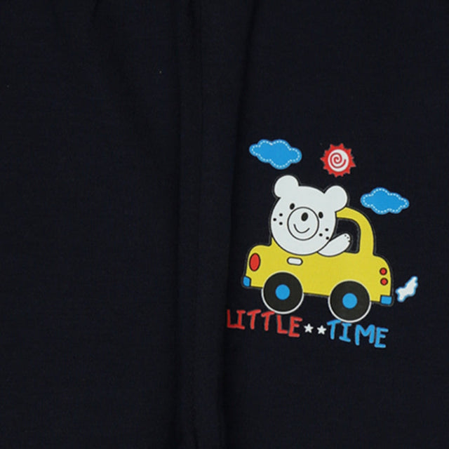 Unisex Baby Night Suit Front Open Full Sleeves - Bodycare