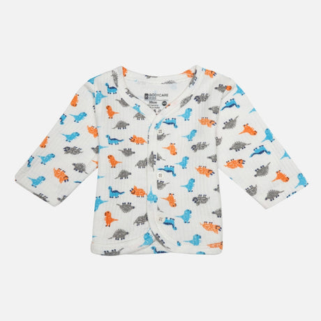 Bodycare Unisex Top Front Open Full Sleeves Pack Of 3 - Assorted