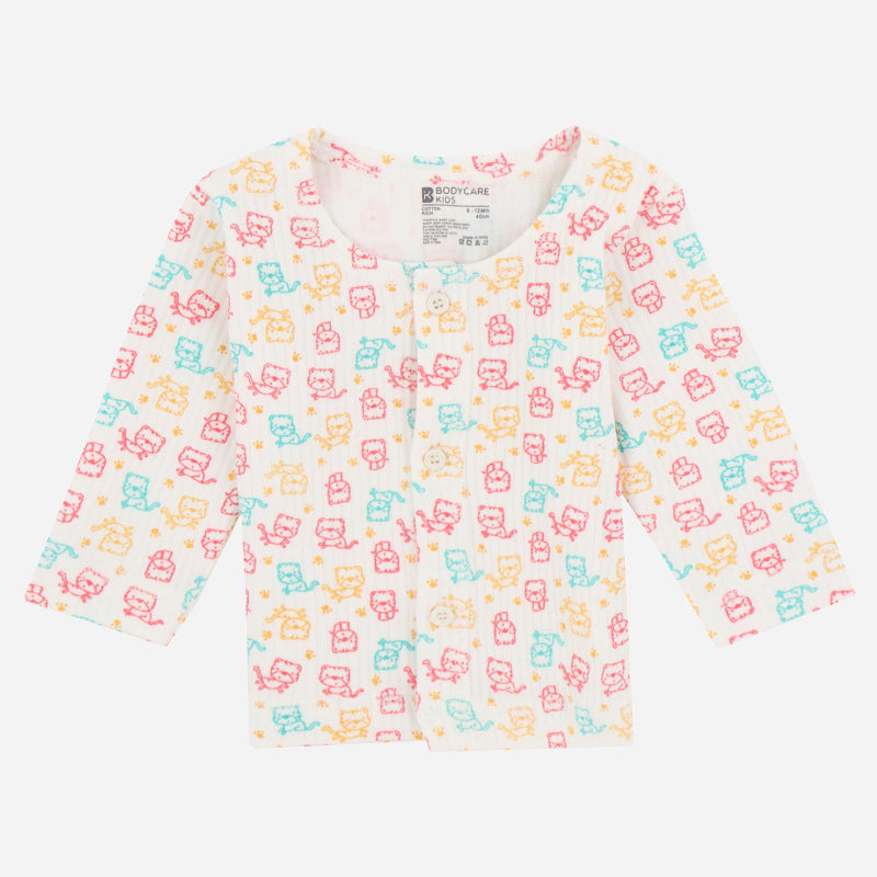 Unisex Pyjama Front Open Full Sleeves Pack of 1 - Bodycare