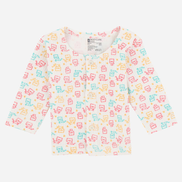 Unisex Pyjama Front Open Full Sleeves Pack of 1 - Bodycare