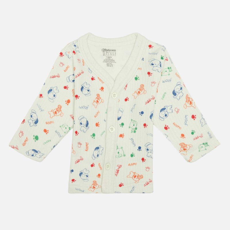 Bodycare Unisex Thermal Vest Front Open Full Sleeves Pack Of 3 - Assorted