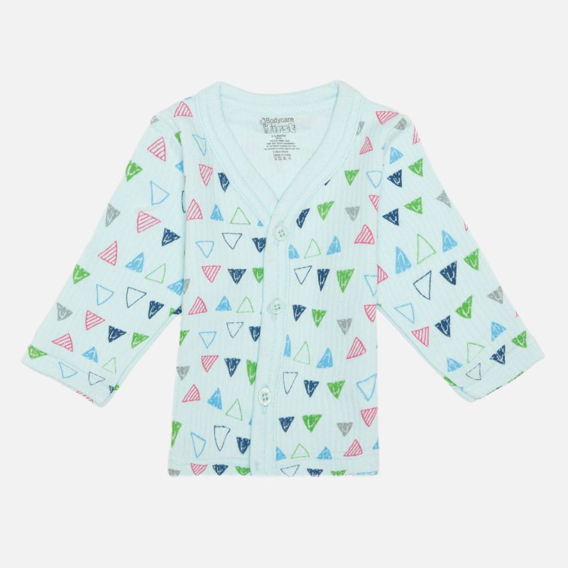 Bodycare Unisex Thermal Vest Front Open Full Sleeves Pack Of 3 - Assorted