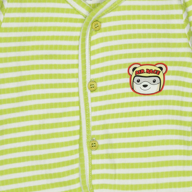 Unisex Baby Thermal Top Front Open Full Sleeves Pack of 3 - Bodycare