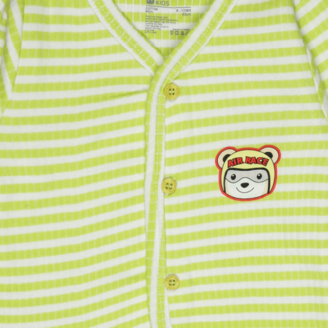 Unisex Baby Thermal Top Front Open Full Sleeves Pack of 3 - Bodycare